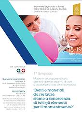 1° Simposio. Master in alto apprendistato, igienista dentale esperto di cure e assistenza ai casi clinici complessi