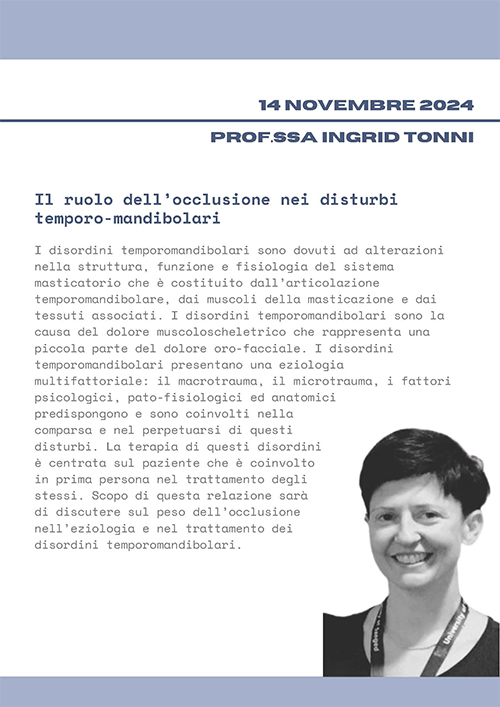 Occlusione nei disturbi temporo-mandibolari