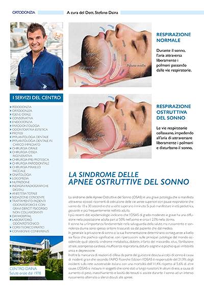 La sindrome delle apnee ostruttive del sonno