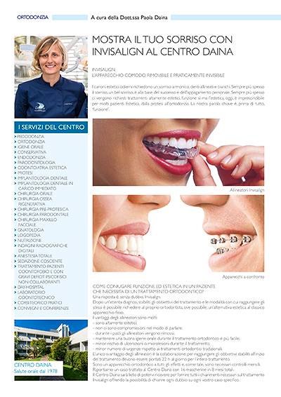 Mostra il tuo sorriso con Invisalign al Centro Daina